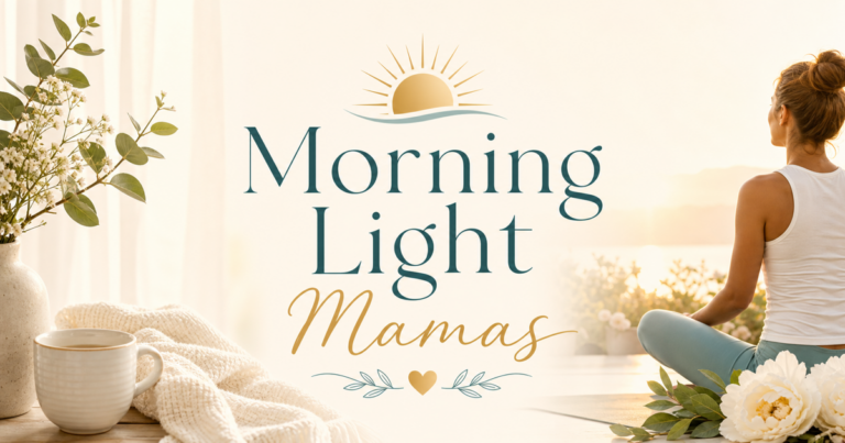 Morning Light Mamas branded sunrise wellness social sharing image